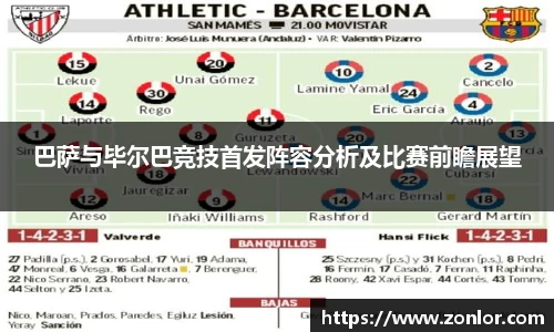 巴萨与毕尔巴竞技首发阵容分析及比赛前瞻展望